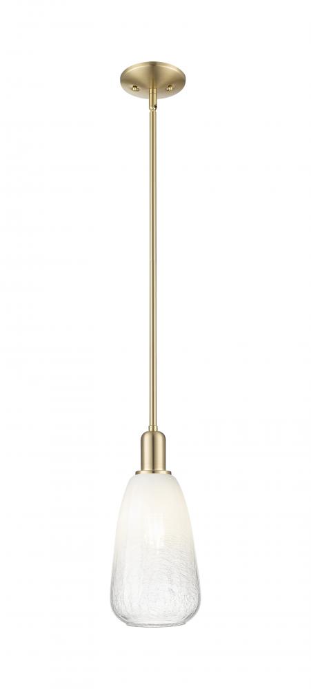 Brookhaven Almond - 1 Light - 6 inch - Champagne Bronze - Mini Pendant