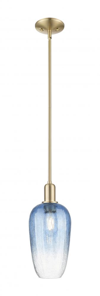 Brookhaven Flute - 1 Light - 6 inch - Champagne Bronze - Mini Pendant