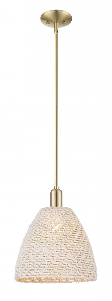 Bristol Natural - 1 Light - 6 inch - Brushed Champagne Bronze - Mini Pendant