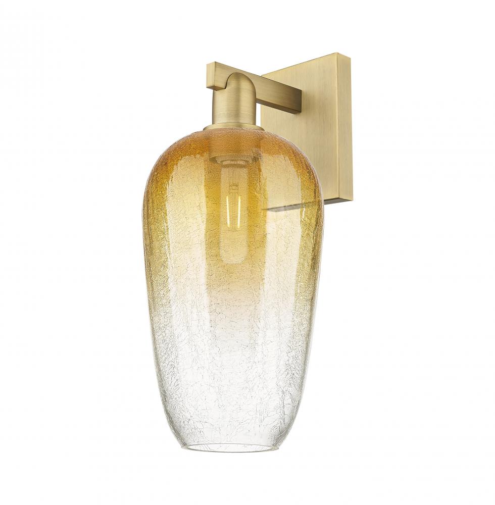 Brookhaven Flute - 1 Light - 6 inch - Brushed Brass - Sconce