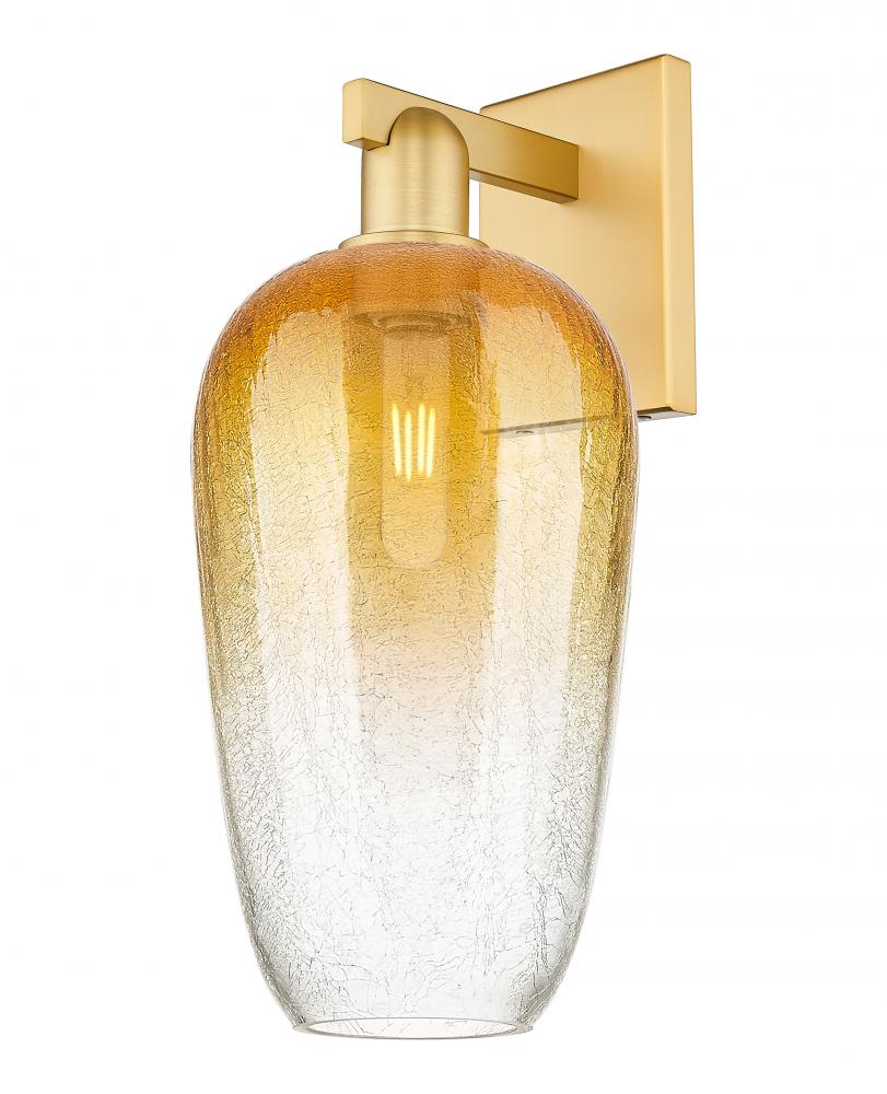 Brookhaven Flute - 1 Light - 6 inch - Satin Gold - Sconce