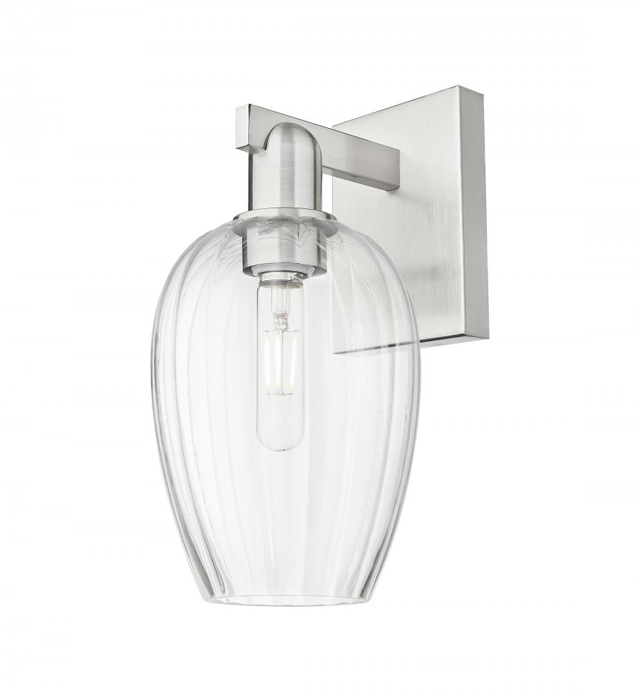 Preston - 1 Light - 6 inch - Brushed Satin Nickel - Sconce