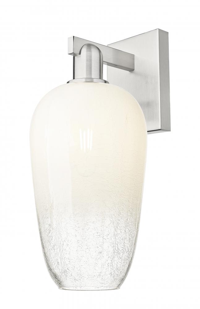 Brookhaven Flute - 1 Light - 6 inch - Brushed Satin Nickel - Sconce