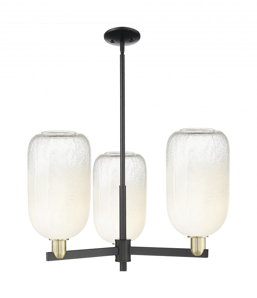 Brookhaven Cloche - 3 Light - 18 inch - Black Antique Brass - Flush Mount