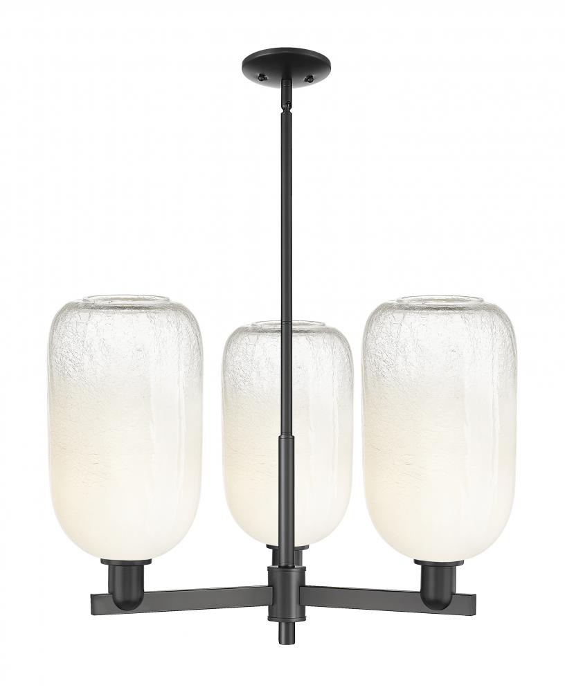 Brookhaven Cloche - 3 Light - 18 inch - Matte Black - Flush Mount