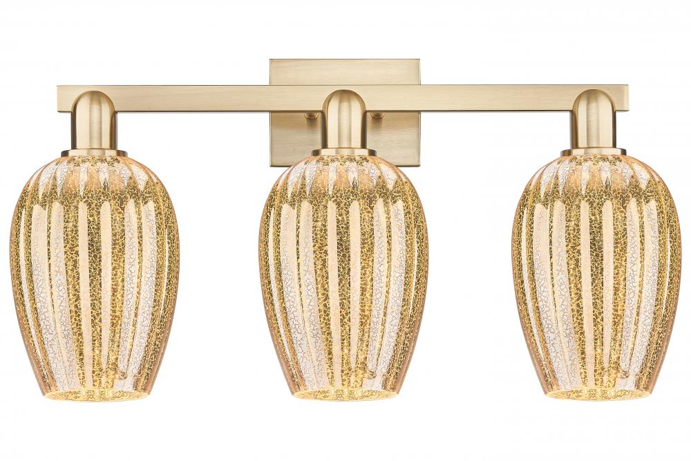 Preston - 3 Light - 26 inch - Champagne Bronze - Bath Vanity Light