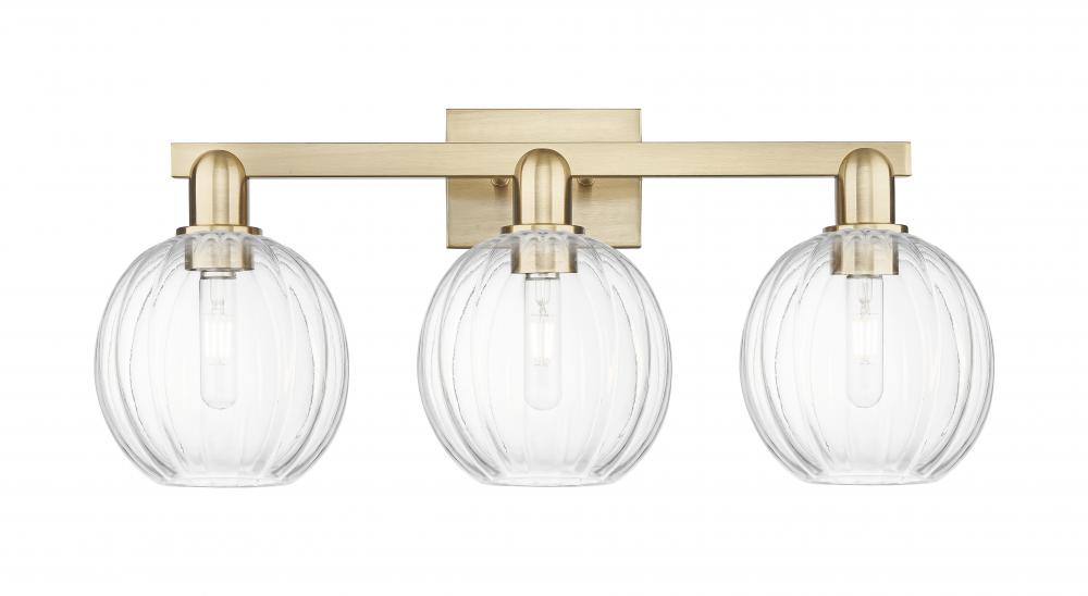 Preston - 3 Light - 26 inch - Champagne Bronze - Bath Vanity Light