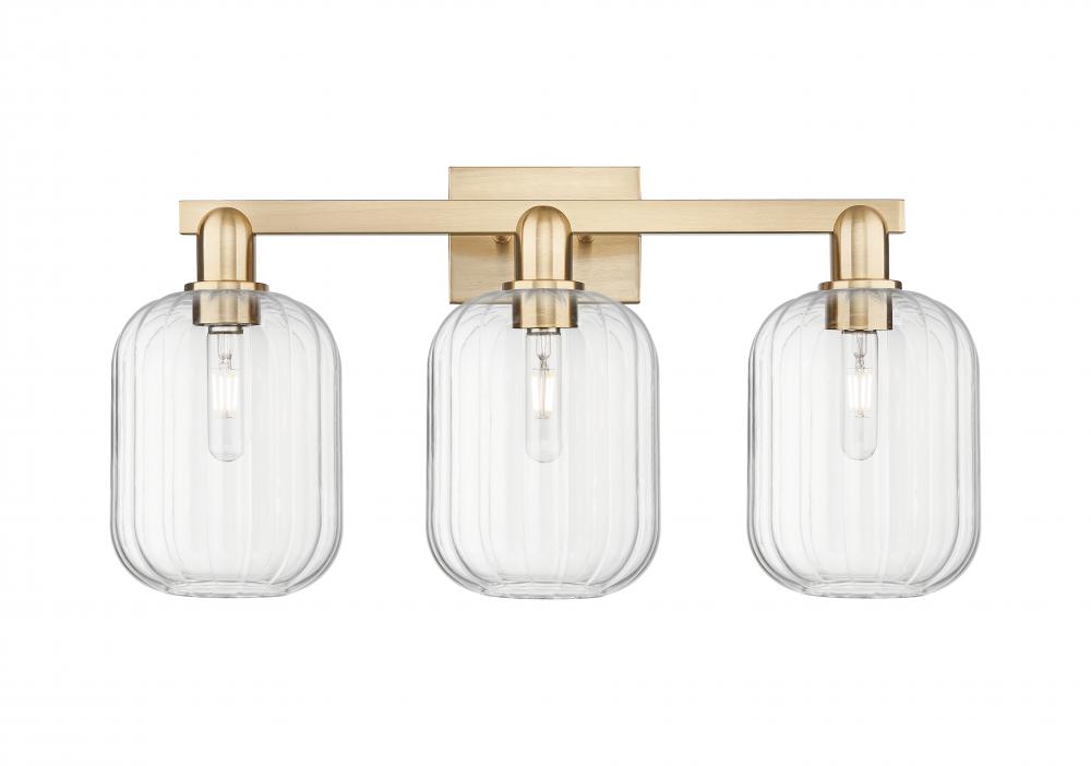 Preston - 3 Light - 26 inch - Champagne Bronze - Bath Vanity Light
