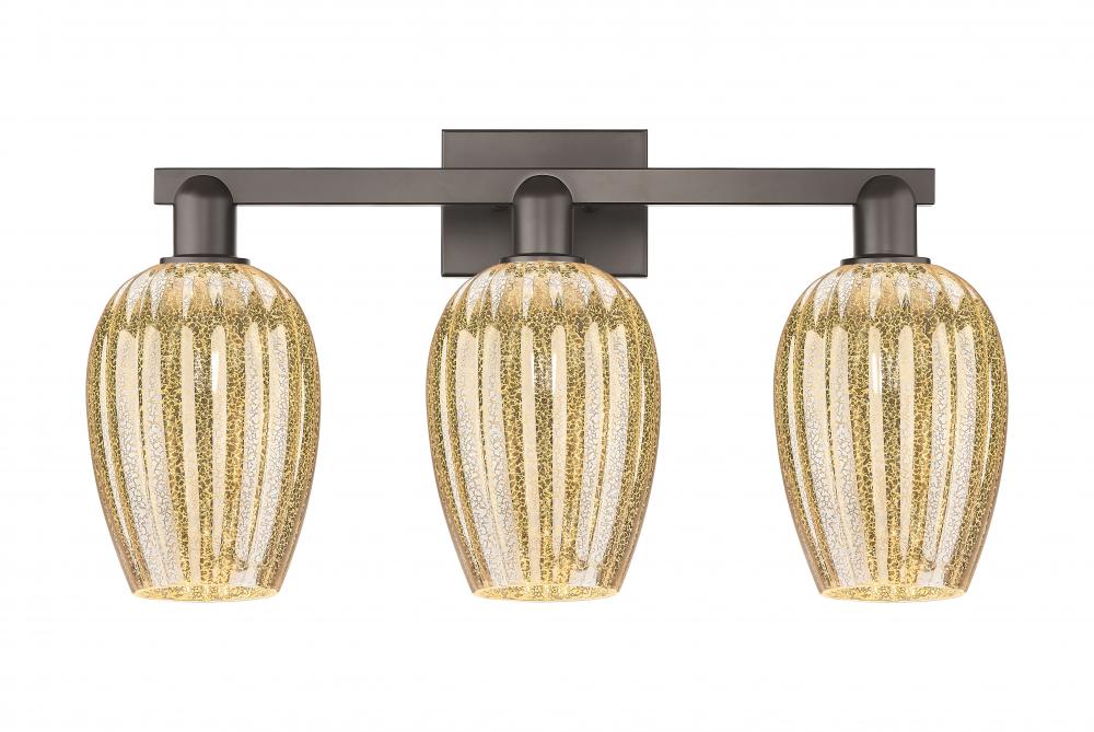 Preston - 3 Light - 26 inch - Oil Rubbed Bronze - Bath Vanity Light