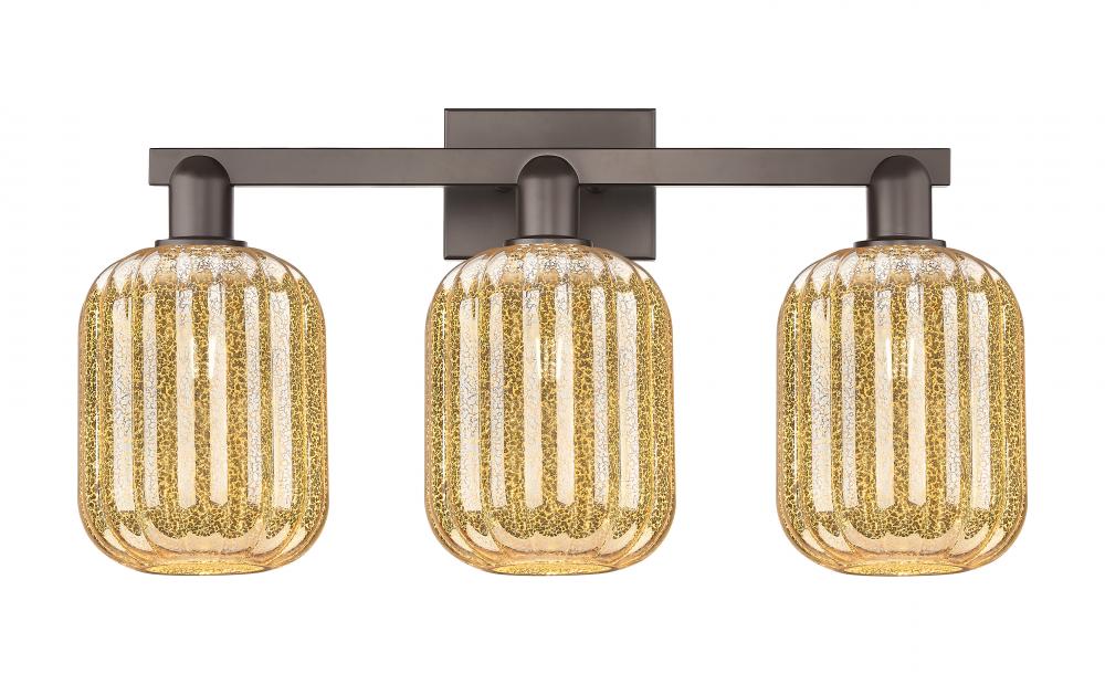 Preston - 3 Light - 26 inch - Oil Rubbed Bronze - Bath Vanity Light