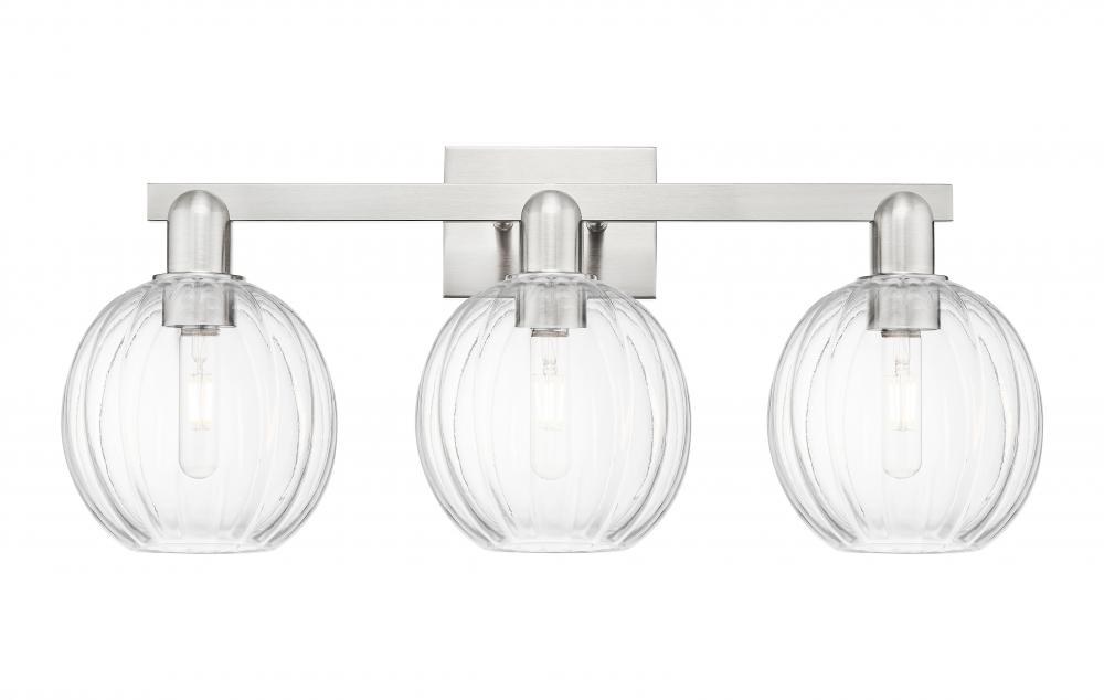 Preston - 3 Light - 26 inch - Brushed Satin Nickel - Bath Vanity Light