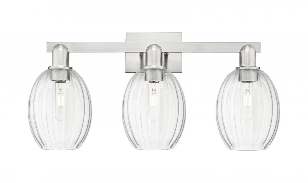 Preston - 3 Light - 26 inch - Brushed Satin Nickel - Bath Vanity Light