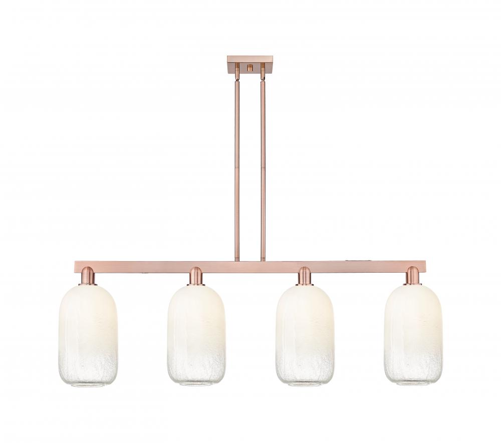 Brookhaven Cloche - 4 Light - 48 inch - Antique Copper - Cord hung - Island Light