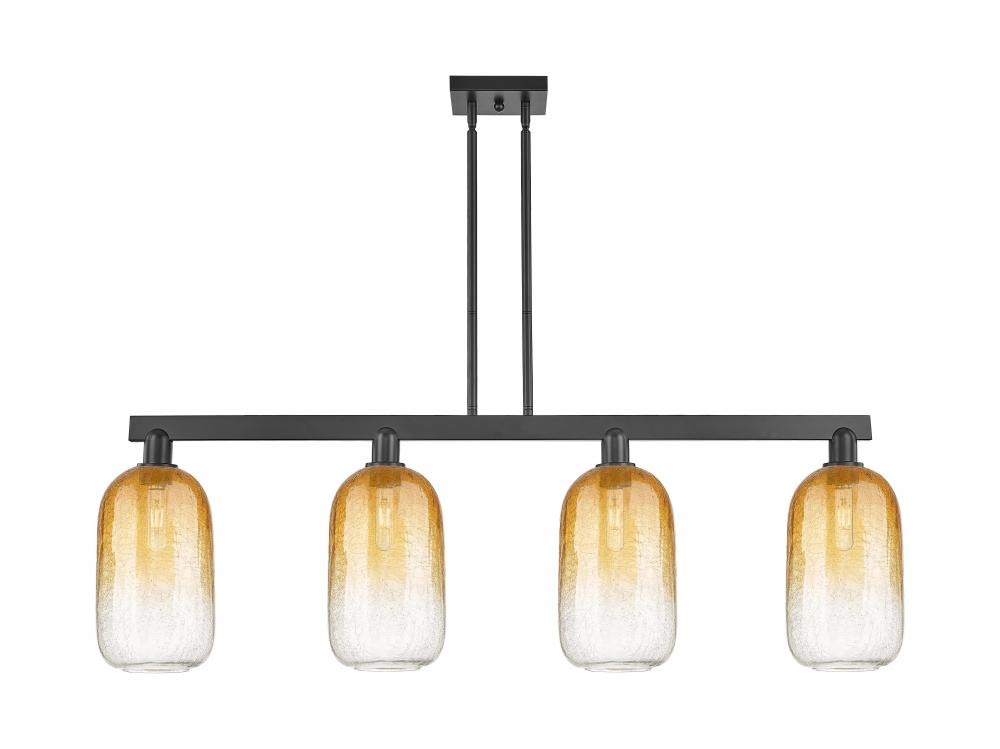 Brookhaven Cloche - 4 Light - 48 inch - Matte Black - Cord hung - Island Light