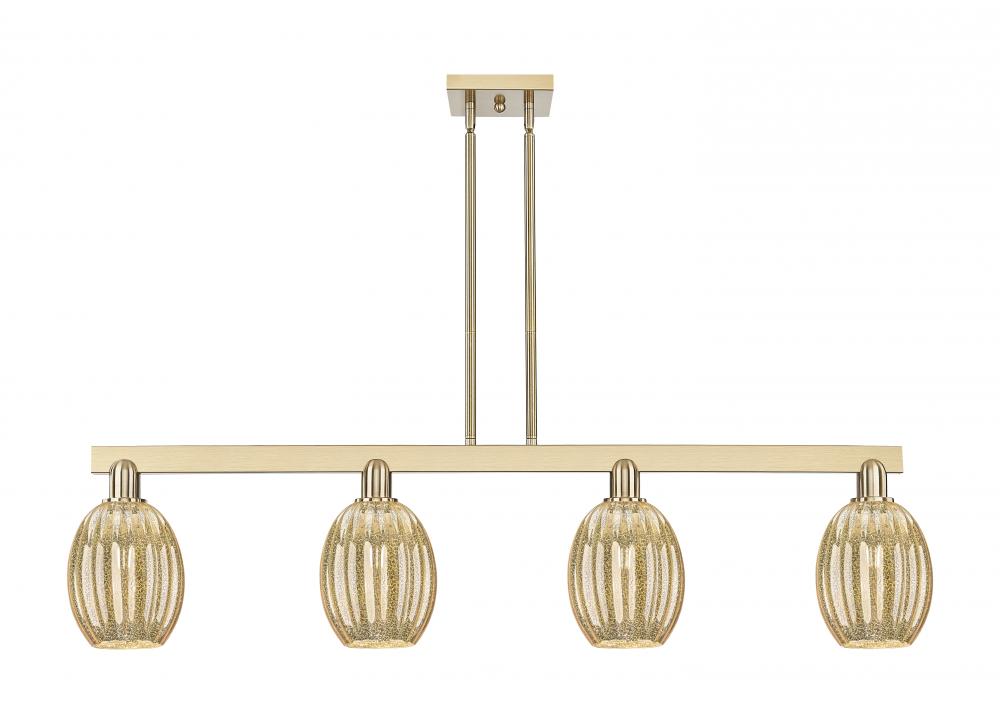Preston - 4 Light - 48 inch - Champagne Bronze - Cord hung - Island Light