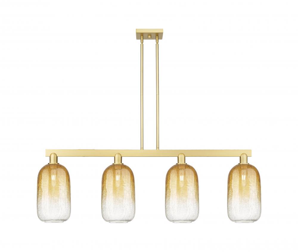 Brookhaven Cloche - 4 Light - 48 inch - Satin Gold - Cord hung - Island Light