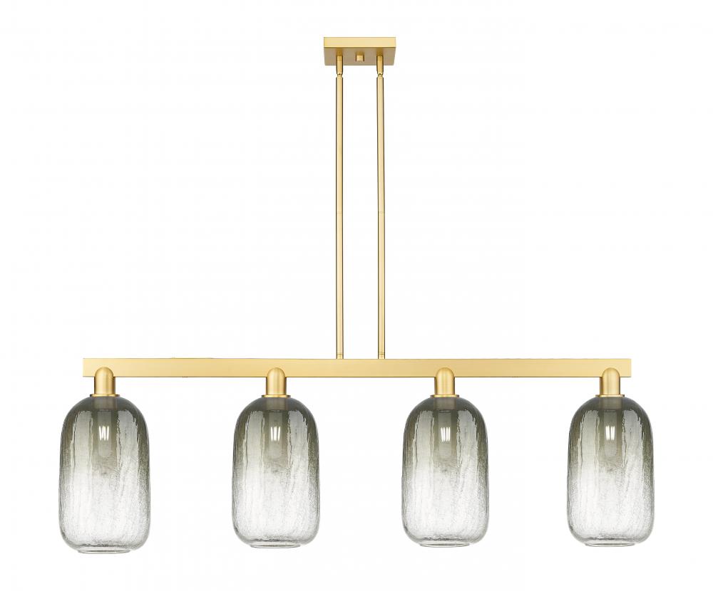 Brookhaven Cloche - 4 Light - 48 inch - Satin Gold - Cord hung - Island Light