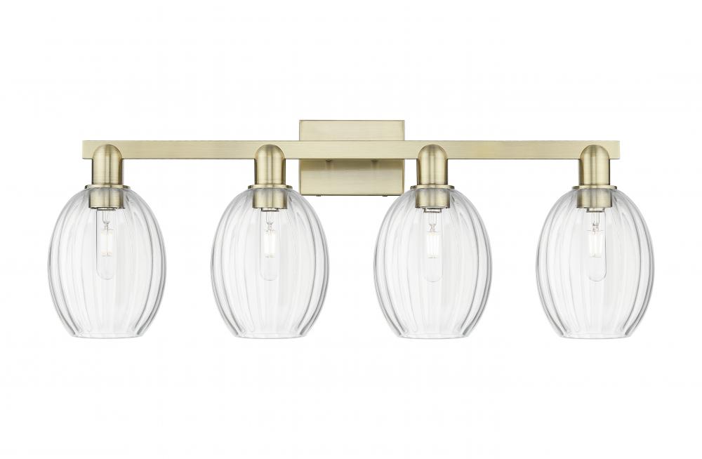 Preston - 4 Light - 36 inch - Antique Brass - Bath Vanity Light