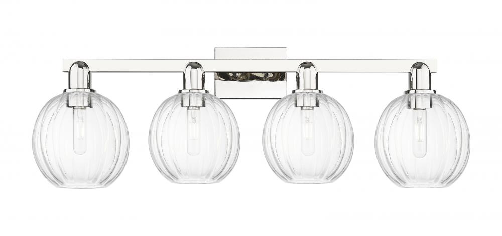 Preston - 4 Light - 36 inch - Polished Nickel - Bath Vanity Light