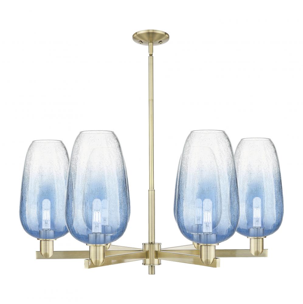 Brookhaven Flute - 6 Light - 24 inch - Oil Rubbed Bronze - Chandelier