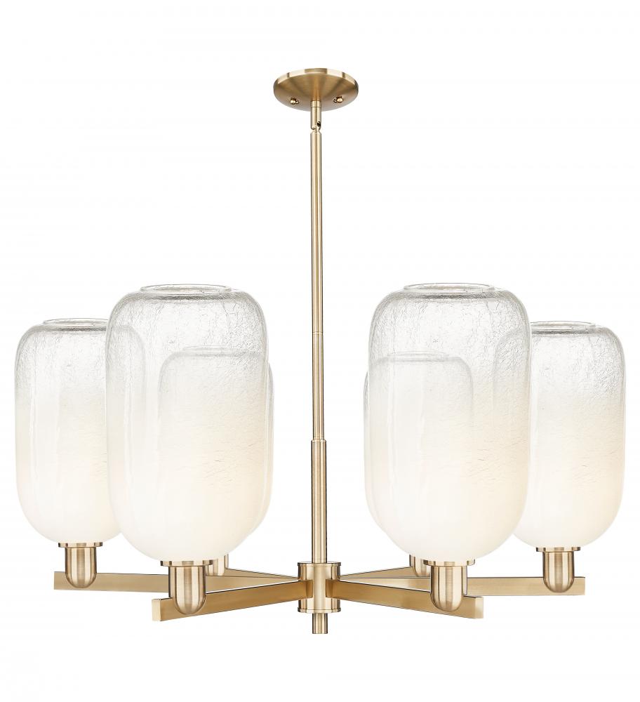 Brookhaven Cloche - 6 Light - 24 inch - Satin Nickel - Chandelier