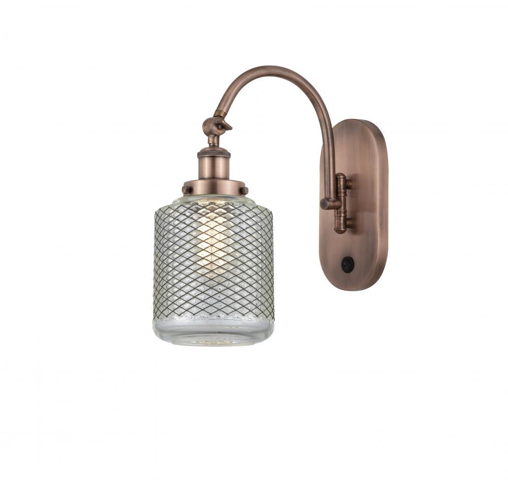 Stanton - 1 Light - 6 inch - Antique Copper - Adjustable Swing Arm