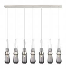 Innovations Lighting 127-452-1P-PN-G452-4SM - Milan - 7 Light - 48 inch - Polished Nickel - Linear Pendant