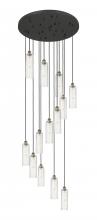 Innovations Lighting 132BK-B-13P-BB-G434-12SDY - Crown Point - 13 Light - 32 inch - Brushed Brass - Multi Pendant