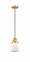 Innovations Lighting 201CSW-SG-G181S - Canton - 1 Light - 5 inch - Satin Gold - Cord hung - Mini Pendant