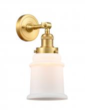 Innovations Lighting 203-SG-G181 - Canton - 1 Light - 7 inch - Satin Gold - Adjustable Sconce