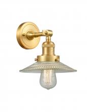 Innovations Lighting 203-SG-G2 - Halophane - 1 Light - 9 inch - Satin Gold - Adjustable Sconce