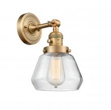 Innovations Lighting 203SW-BB-G172 - Fulton - 1 Light - 7 inch - Brushed Brass - Adjustable Sconce