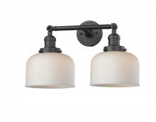Innovations Lighting 208-OB-G71-LED - Bell - 2 Light - 19 inch - Oil Rubbed Bronze - Adjustable Bath Vanity Light