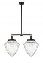Innovations Lighting 209-BK-G664-12 - Bullet - 2 Light - 24 inch - Matte Black - Stem Hung - Adjustable Island Light