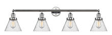 Innovations Lighting 215-PC-G44 - Cone - 4 Light - 44 inch - Polished Chrome - Adjustable Bath Vanity Light