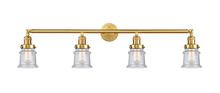 Innovations Lighting 215-SG-G184S - Canton - 4 Light - 42 inch - Satin Gold - Adjustable Bath Vanity Light