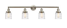 Innovations Lighting 215-SN-G513 - Bell - 4 Light - 42 inch - Brushed Satin Nickel - Adjustable Bath Vanity Light
