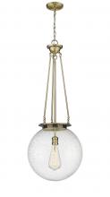 Innovations Lighting 221-1P-AB-G204-16 - Beacon - 1 Light - 16 inch - Antique Brass - Chain Hung - Pendant
