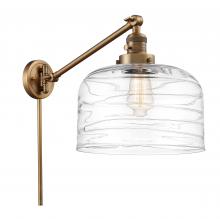 Innovations Lighting 237-BB-G713-L - Bell - 1 Light - 12 inch - Brushed Brass -Adjustable Swing Arm