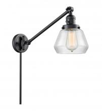 Innovations Lighting 237-BK-G172 - Fulton - 1 Light - 8 inch - Matte Black -Adjustable Swing Arm