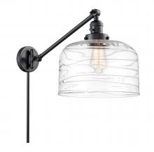 Innovations Lighting 237-BK-G713-L - Bell - 1 Light - 12 inch - Matte Black -Adjustable Swing Arm