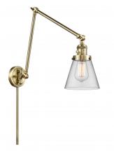 Innovations Lighting 238-AB-G62 - Cone - 1 Light - 8 inch - Antique Brass -Adjustable Swing Arm