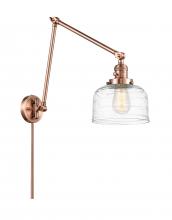 Innovations Lighting 238-AC-G713 - Bell - 1 Light - 8 inch - Antique Copper -Adjustable Swing Arm