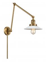 Innovations Lighting 238-BB-G1 - Halophane - 1 Light - 9 inch - Brushed Brass -Adjustable Swing Arm