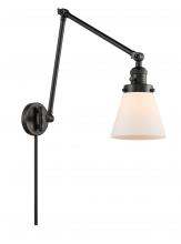 Innovations Lighting 238-BK-G61 - Cone - 1 Light - 8 inch - Matte Black -Adjustable Swing Arm