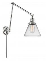 Innovations Lighting 238-PC-G42 - Cone - 1 Light - 8 inch - Polished Chrome -Adjustable Swing Arm