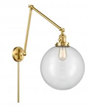 Innovations Lighting 238-SG-G202-12 - Beacon - 1 Light - 12 inch - Satin Gold -Adjustable Swing Arm
