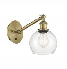 Innovations Lighting 317-1W-AB-G122-6 - Athens - 1 Light - 6 inch - Antique Brass - Adjustable Sconce