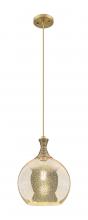 Innovations Lighting 415-1P-BB-G128-10 - Astor - 1 Light - 10 inch - Brushed Brass - Cord hung - Mini Pendant