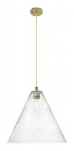 Innovations Lighting 434-1P-BB-GBC-164 - Crown Point - 1 Light - 16 inch - Brushed Brass - Pendant